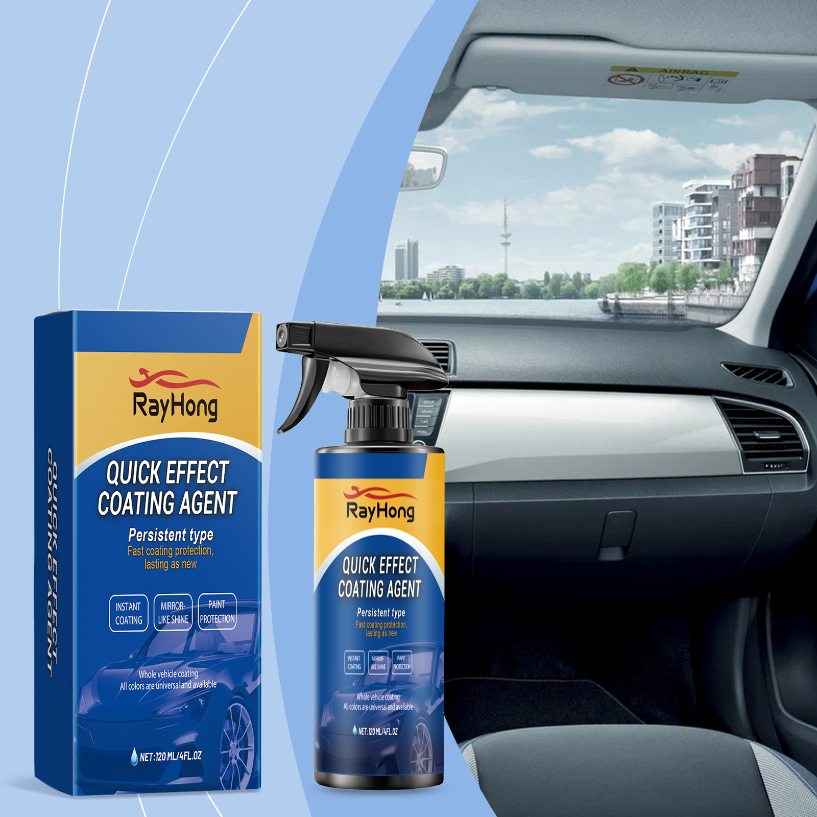 Nano Liquid Coating - Car Ceramic Coating Spray Quick Nano