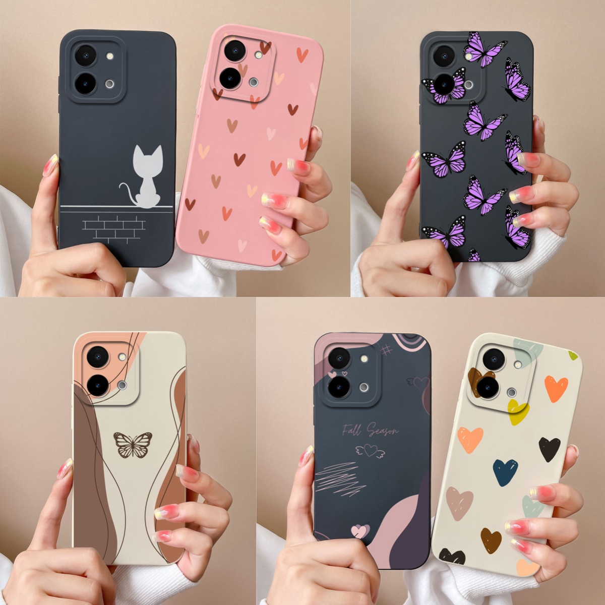Vivo Y28 - For Vivo Y28 Y28S Case Simple