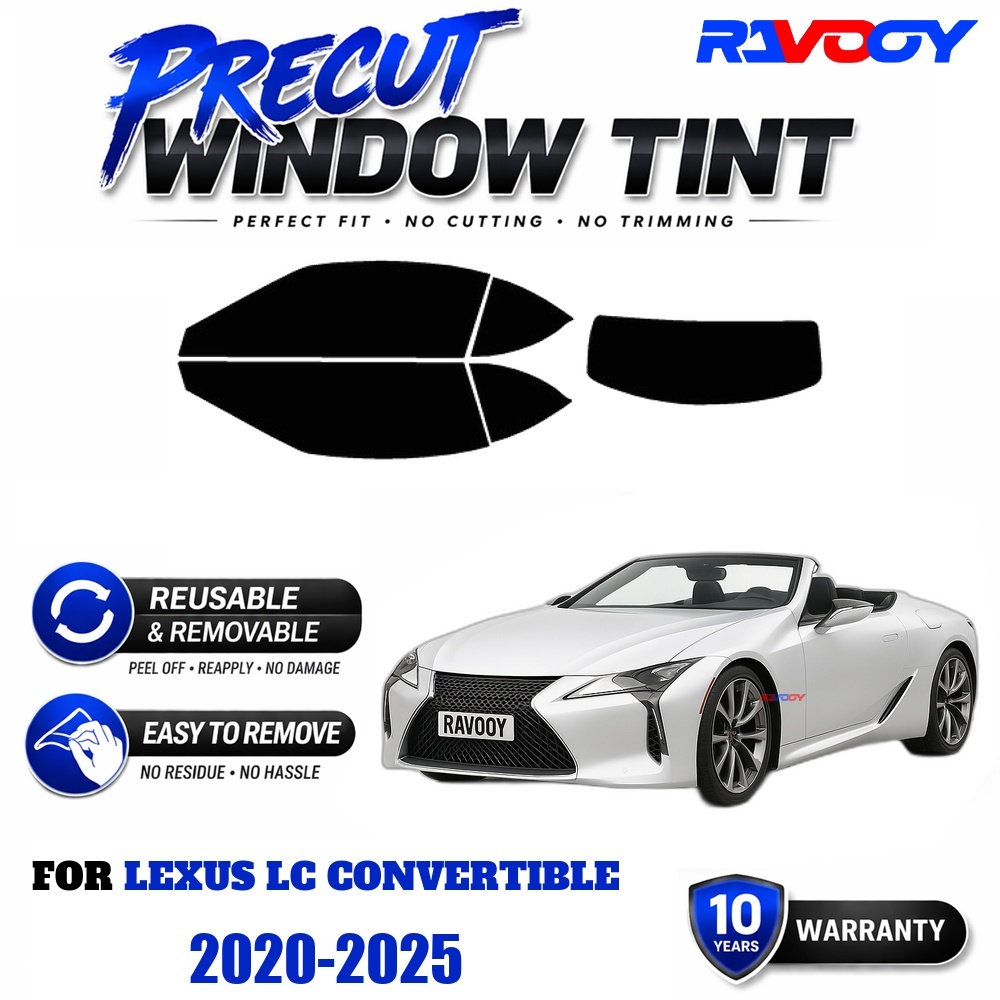 Air Bubble Remover - RAVOOY Precut Window Tint, Reusable Removable