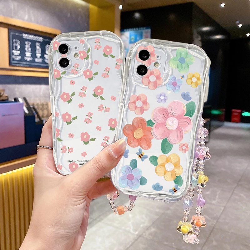 Vivo Y28 - Flower Bracelet Case For VIVO Y19S