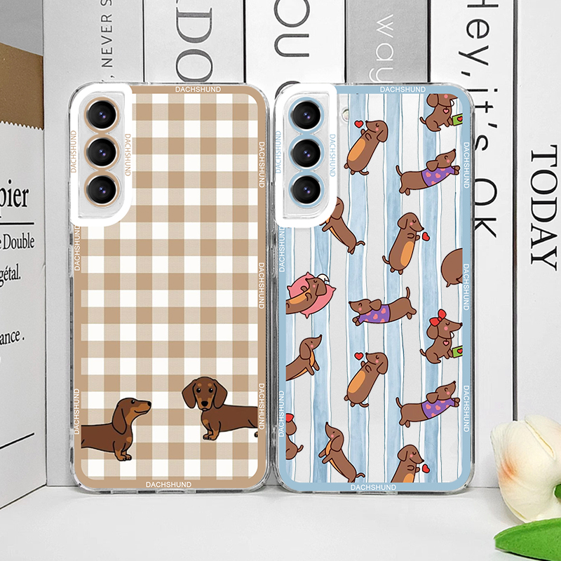 Samsung Galaxy S25 - Cute Sausage Dog Phone Case for