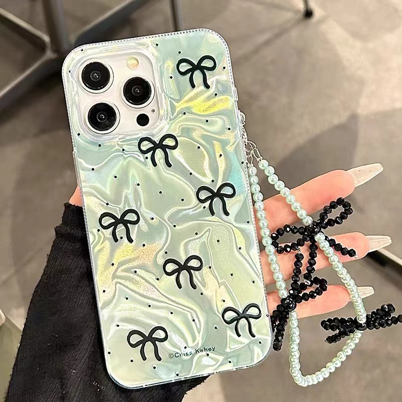 Realme Note 50 - Pearl Bowknot Case For Realme Note