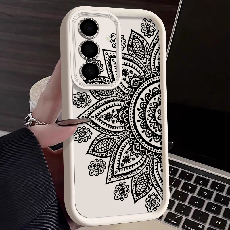 Retro Flower Totem Pattern Cas - Samsung Galaxy A55 recension och pris