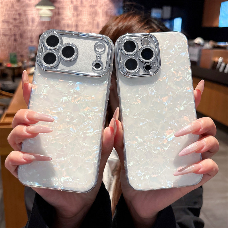 Shell Pattern Phone Case with  - Camera Lens Protector recension och pris