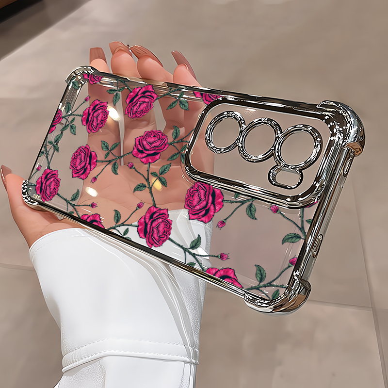 Painting Rose Flower Phone Cas - Vivo V40 recension och pris