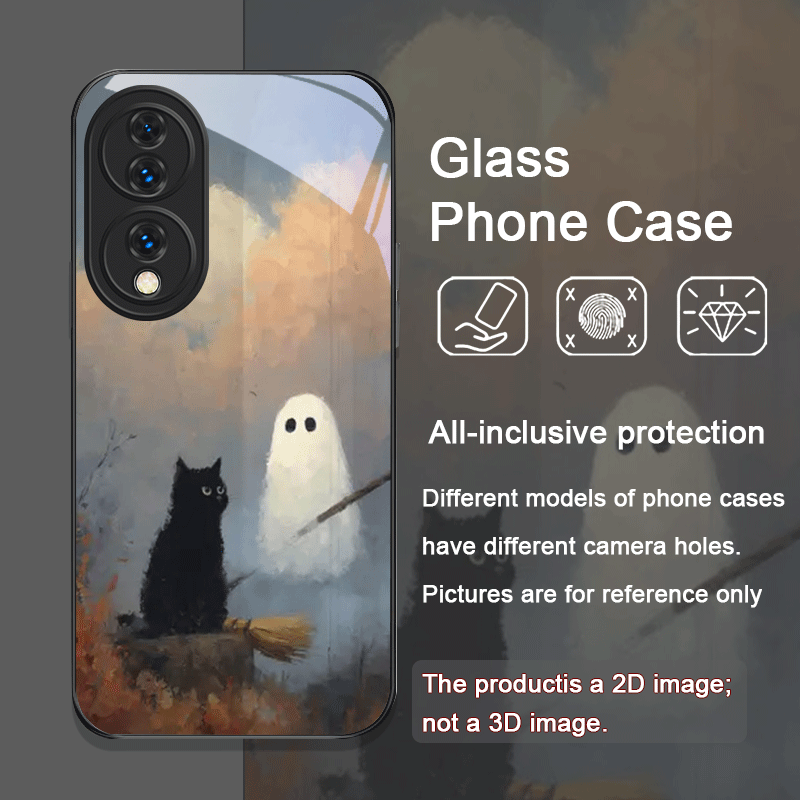 Cute Cartoon Black Cat Ghost P - Huawei Mate 60 recension och pris