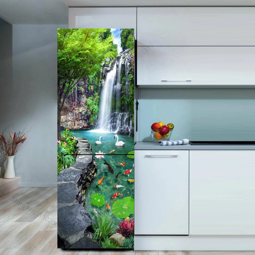 Seaside Beach Fridge Sticker D - Full Cover Adhesive recension och pris
