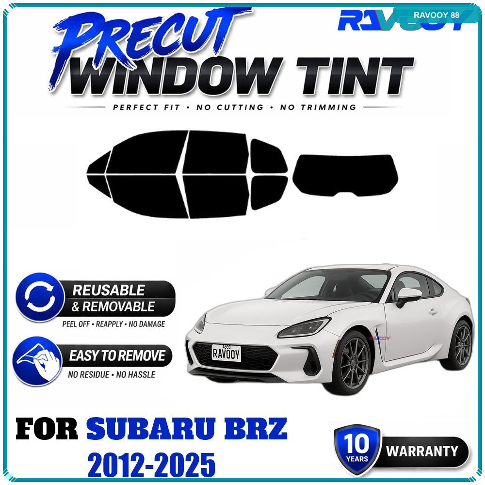 RAVOOY Precut Window Tint, Reu - Air Bubble Remover recension och pris