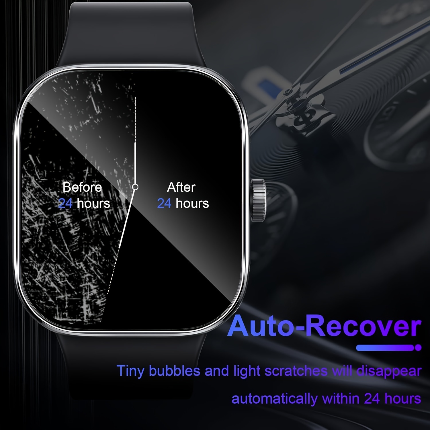 3-5Pcs Premium Tempered Glass  - Smartwatch Screen Film recension och pris