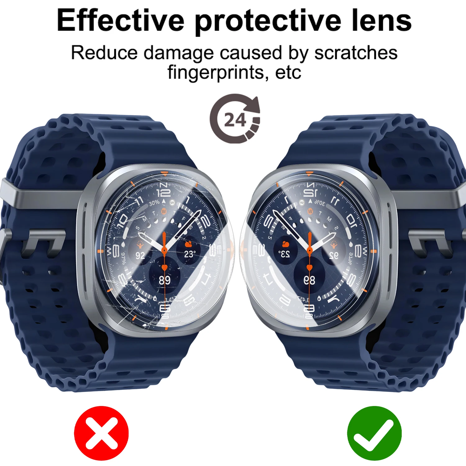 For Samsung Galaxy Watch Ultra - Glass Protector Auto recension och pris
