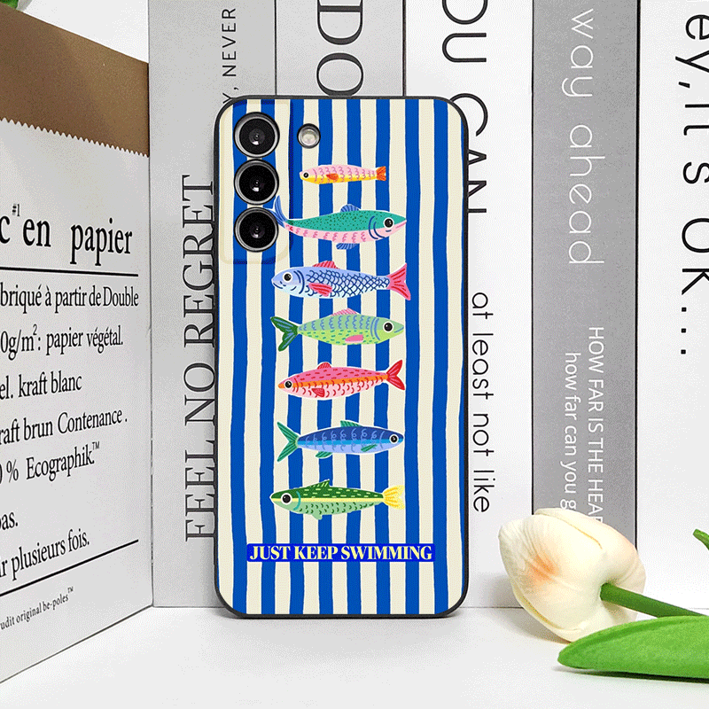 Cute Striped Pattern Sardines  - Oppo Reno 12 recension och pris