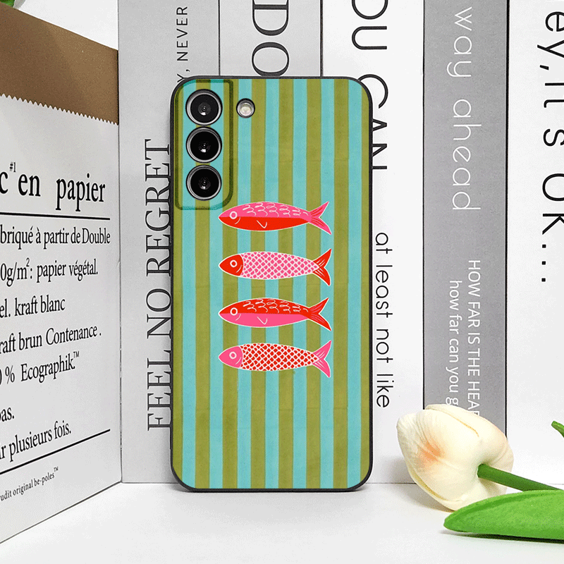 Cute Striped Pattern Sardines  - Oppo Reno 12 recension och pris
