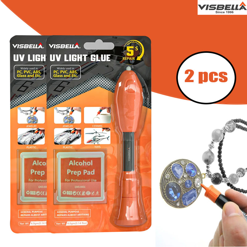 Visbella 2 PCS UV Light Glue P - Liquid Uv Glue Kit recension och pris