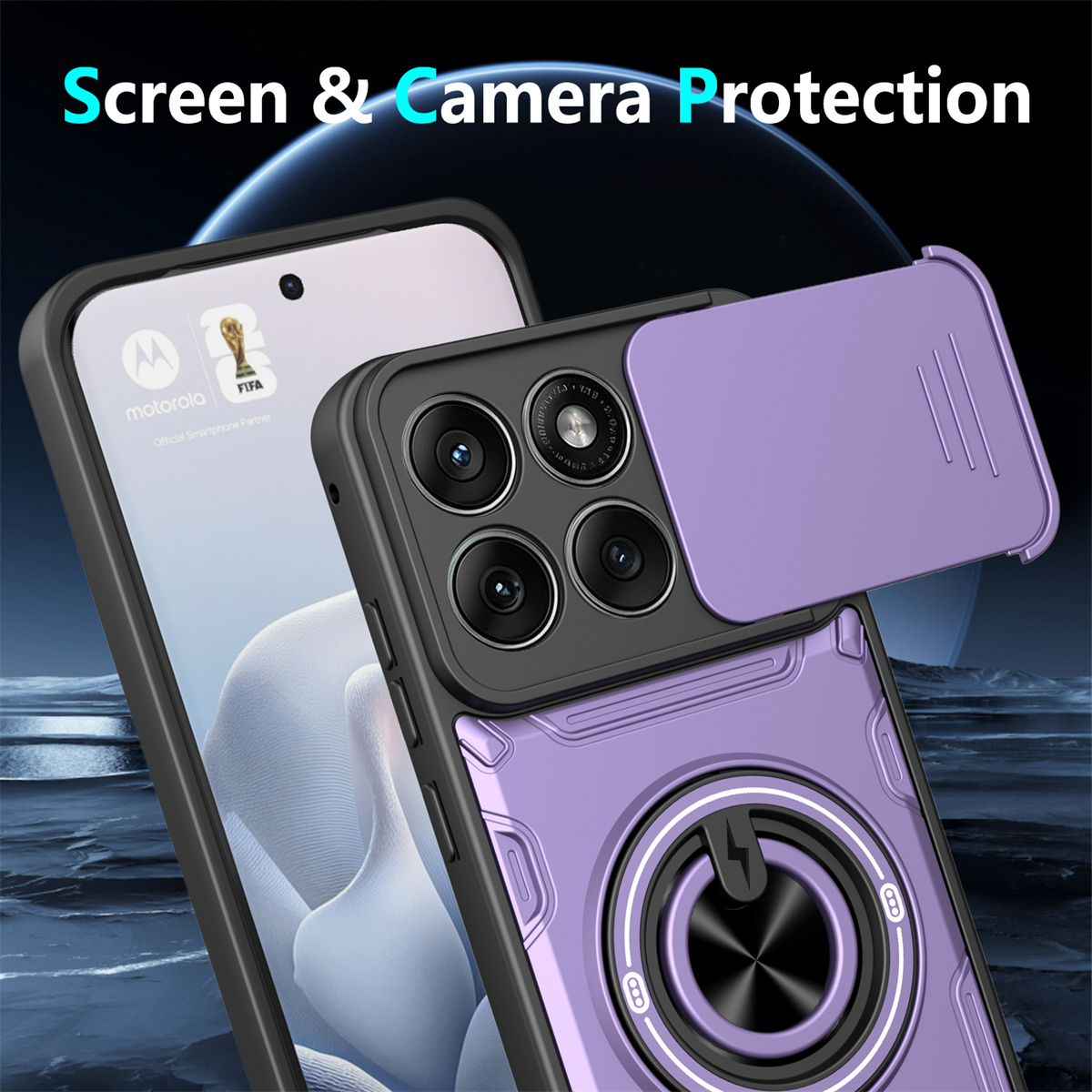 Case for Motorola Moto Edge 70 - Camera Lens Protector recension och pris