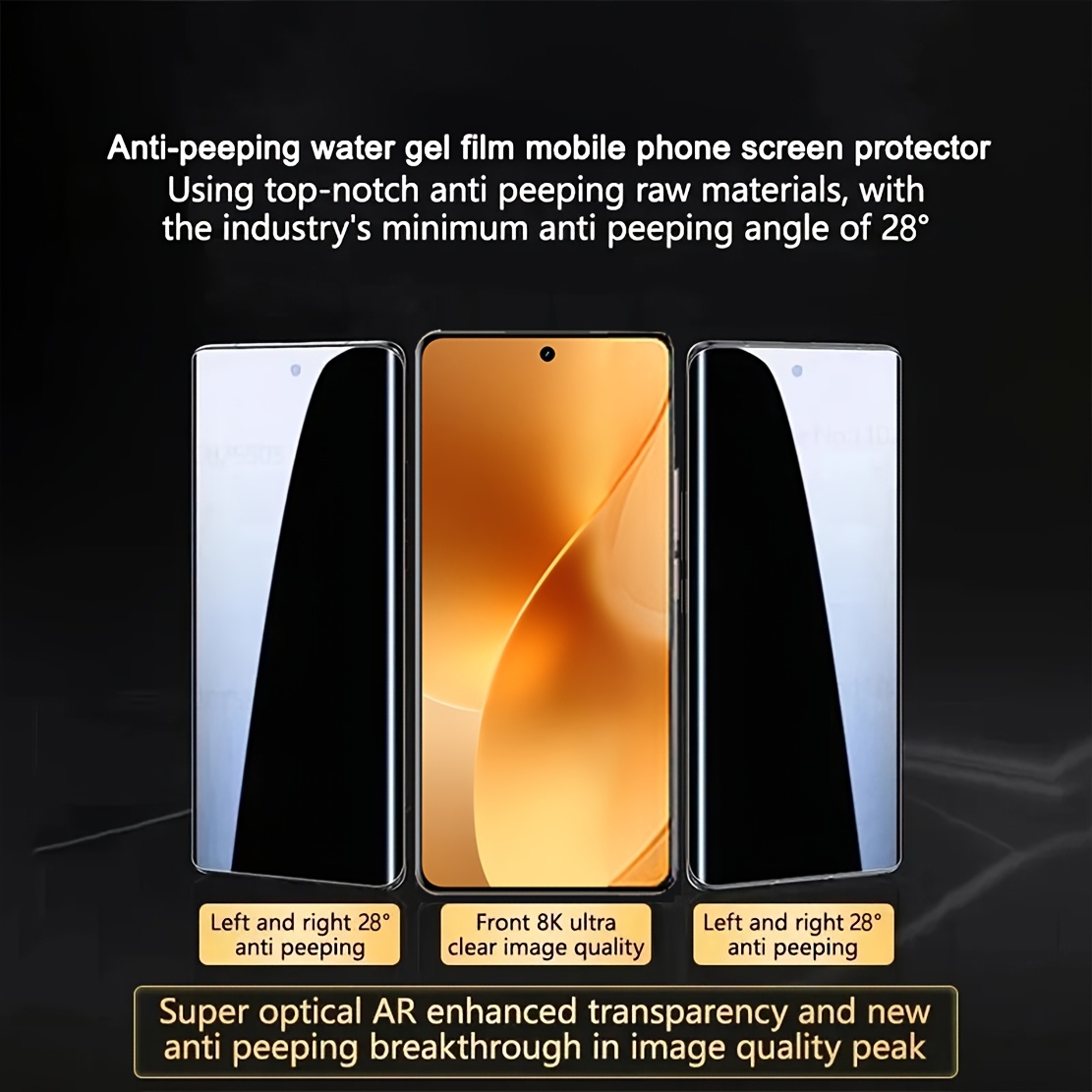 3Pcs Privacy Hydrogel Film For - Oppo Reno 12 recension och pris