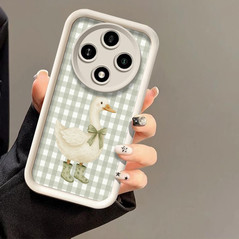 Checkered Printed Cute Animals - Oppo Reno 12 recension och pris