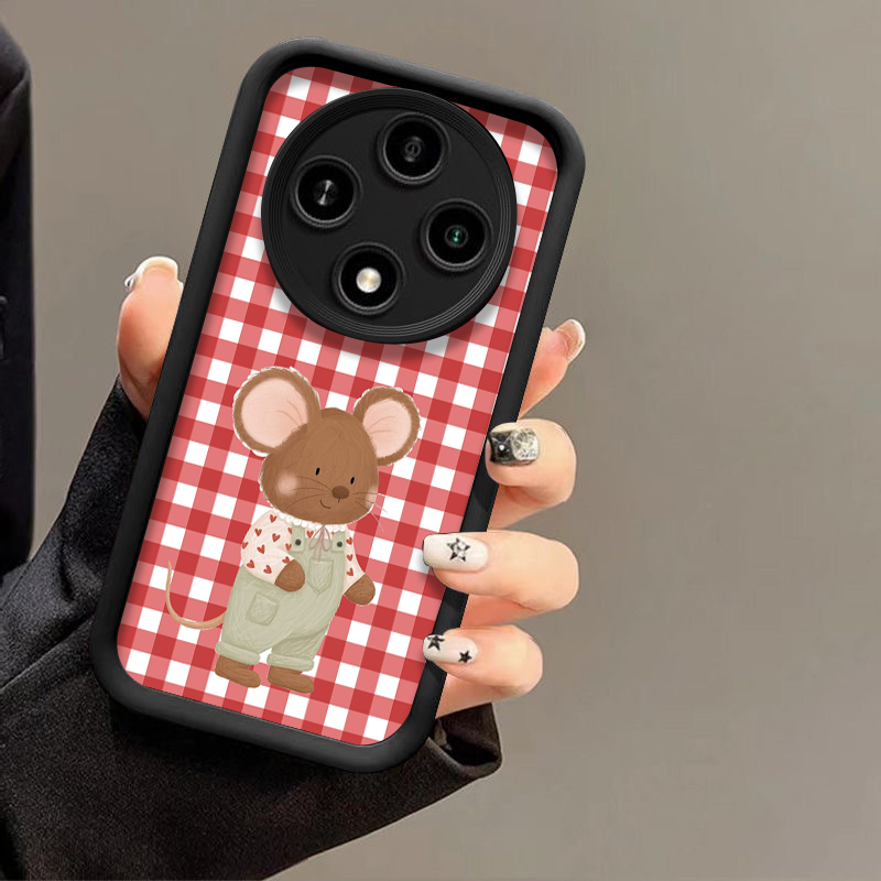 Checkered Printed Cute Animals - Oppo Reno 12 recension och pris