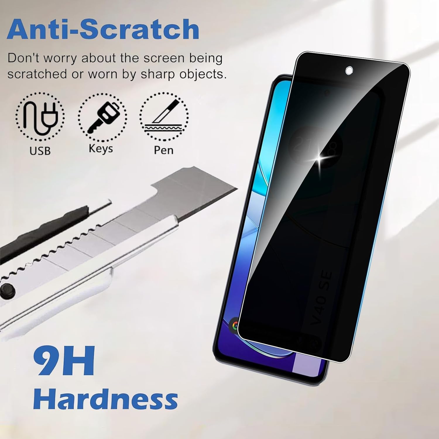 For VIVO V40 SE Anti Spy Tempe - Vivo V40 recension och pris