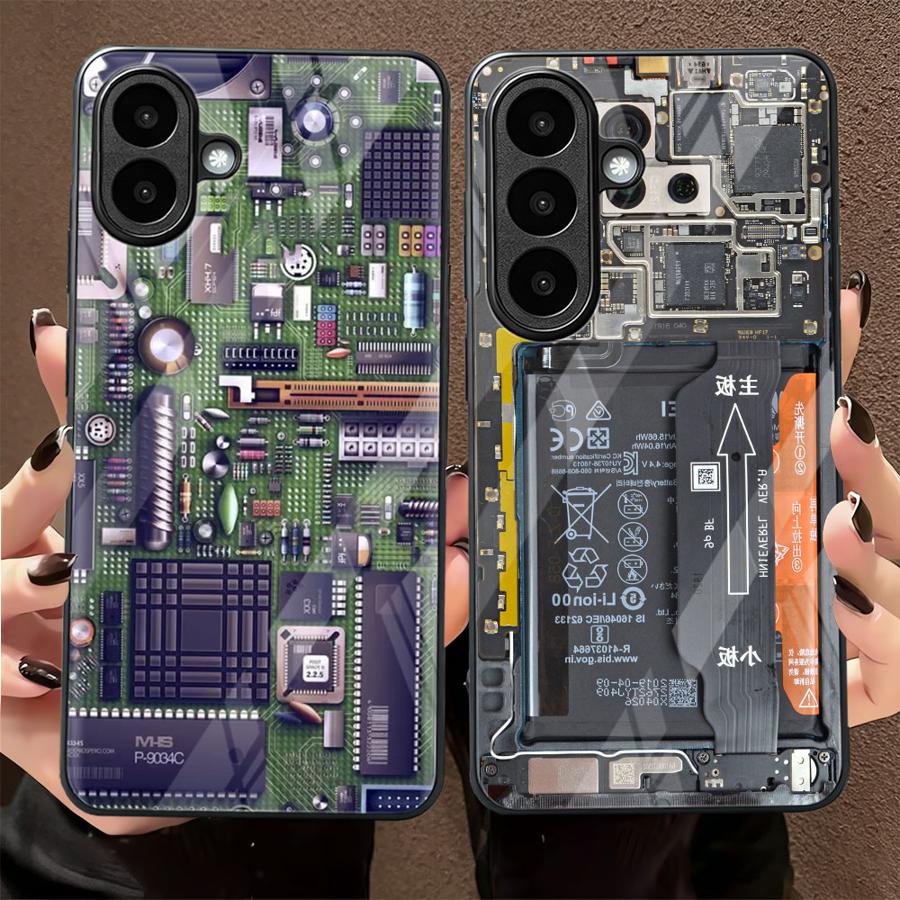 Glass Phone Cover Case for Sam - Samsung Galaxy A55 recension och pris