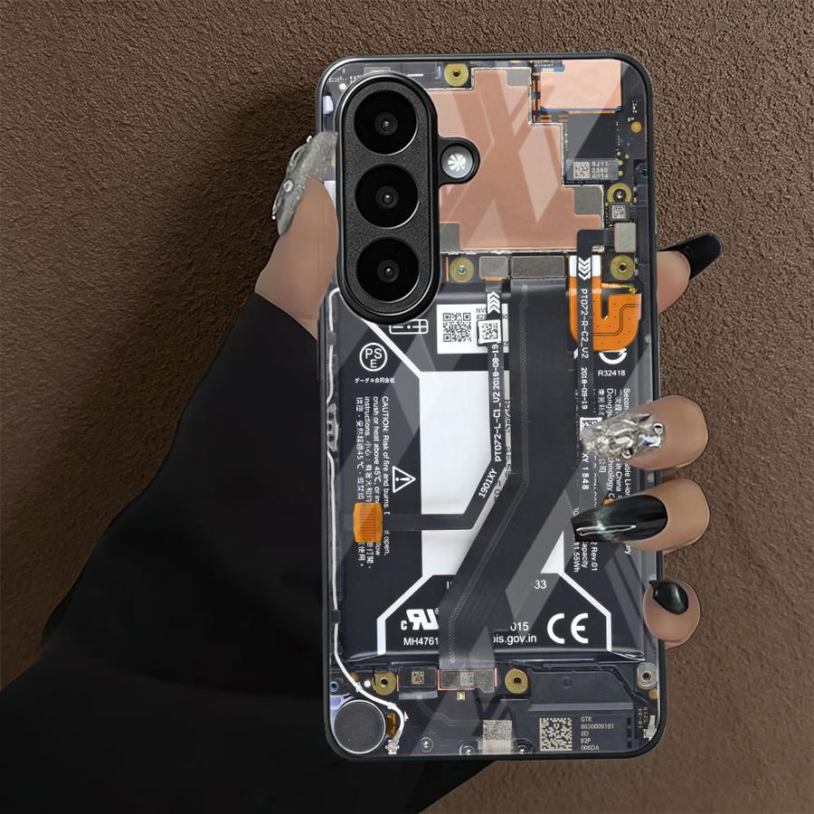 Glass Phone Cover Case for Sam - Samsung Galaxy A55 recension och pris