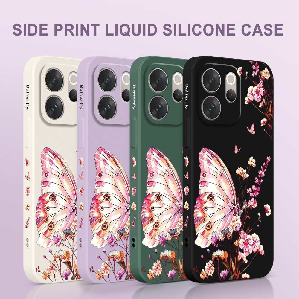Butterfly Sprig Phone Case For - Vivo V40 recension och pris