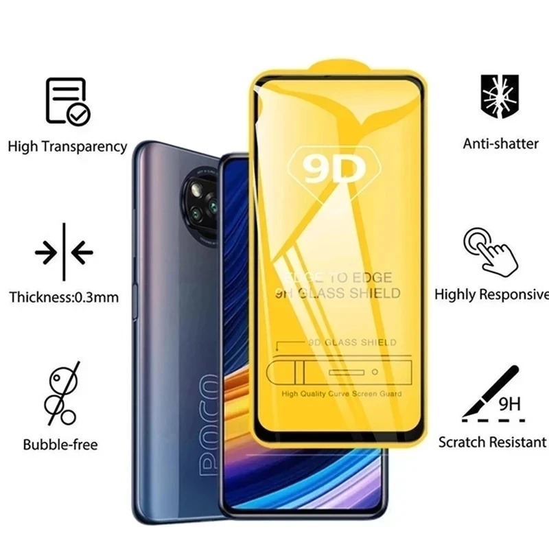 9D Full Cover Protective Glass - Realme C67 recension och pris