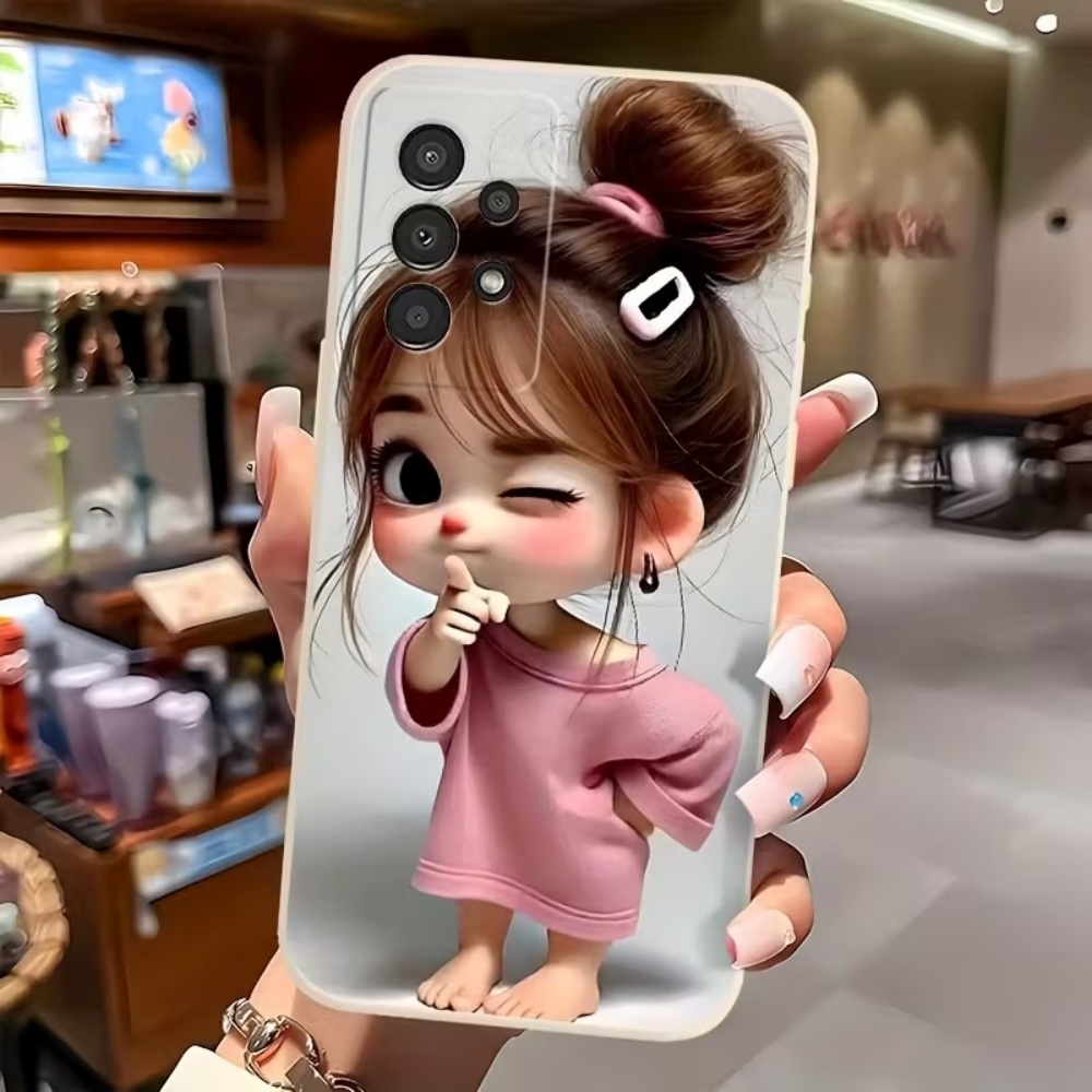 Cute Cartoon Girl Pattern Desi - Samsung Galaxy S25 recension och pris