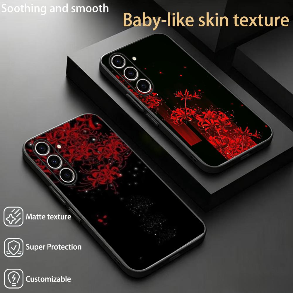 Red spider lily Japan art fash - Samsung Galaxy S25 recension och pris