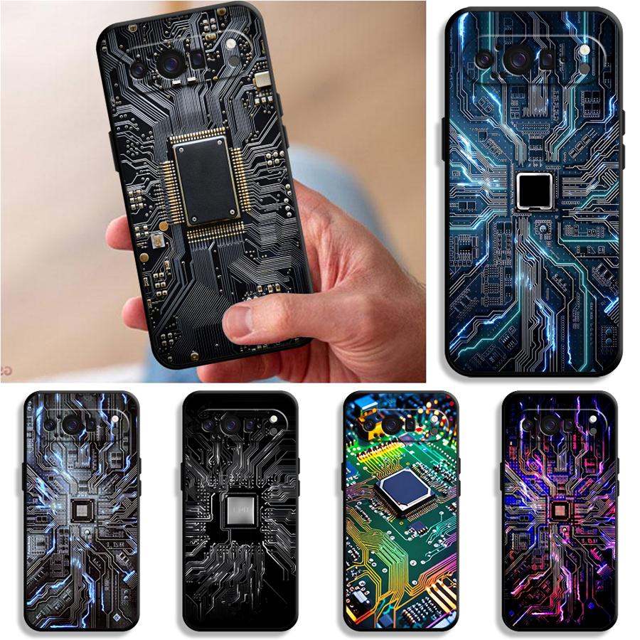 Retro Circuit Board Funda Phon - Google Pixel 9 Pro recension och pris