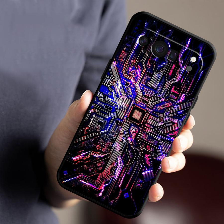 Retro Circuit Board Funda Phon - Google Pixel 9 Pro recension och pris
